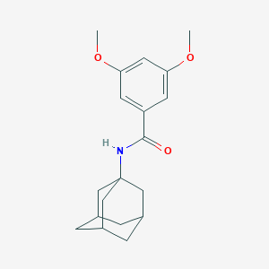 molecular formula C19H25NO3 B263122 N-(1-adamantyl)-3,5-dimethoxybenzamide 