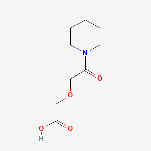 2-(2-Oxo-2-piperidin-1-ylethoxy)acetic acid