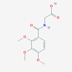 molecular formula C12H15NO6 B263129 2,3,4-Trimethoxyhippuric acid 