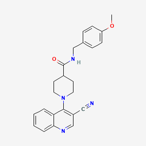 5-(cyclopentylacetyl)-3-{[(2-fluorobenzyl)oxy]methyl}-1-methyl-4,5,6,7-tetrahydro-1H-pyrazolo[4,3-c]pyridine