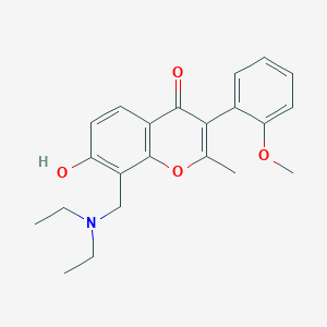 8-((diethylamino)methyl)-7-hydroxy-3-(2-methoxyphenyl)-2-methyl-4H-chromen-4-one