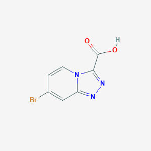 molecular formula C7H4BrN3O2 B2631328 7-溴-[1,2,4]三唑并[4,3-a]吡啶-3-羧酸 CAS No. 1159831-50-1