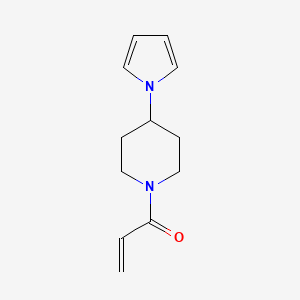 1-(4-Pyrrol-1-ylpiperidin-1-yl)prop-2-en-1-one