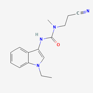 1-(2-cyanoethyl)-3-(1-ethyl-1H-indol-3-yl)-1-methylurea