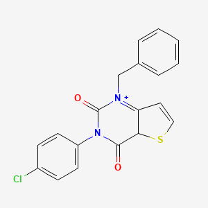 1-benzyl-3-(4-chlorophenyl)-1H,2H,3H,4H-thieno[3,2-d]pyrimidine-2,4-dione