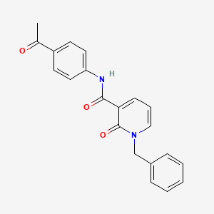 N-(4-acetylphenyl)-1-benzyl-2-oxo-1,2-dihydropyridine-3-carboxamide