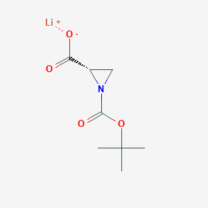 Lithium (S)-1-(tert-butoxycarbonyl)aziridine-2-carboxylate