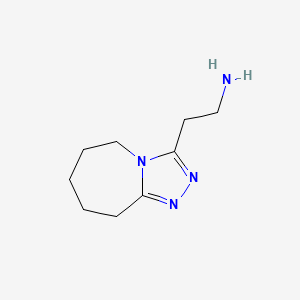 2-(6,7,8,9-tetrahydro-5H-[1,2,4]triazolo[4,3-a]azepin-3-yl)ethanamine