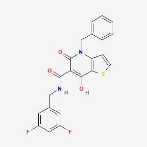 N-(2-methylphenyl)-2-[6-(4-methylphenyl)-2-(methylthio)-5,7-dioxo-6,7-dihydro[1,3]thiazolo[4,5-d]pyrimidin-4(5H)-yl]acetamide