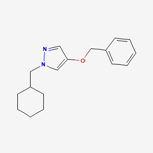 1-(Cyclohexylmethyl)-4-phenylmethoxypyrazole