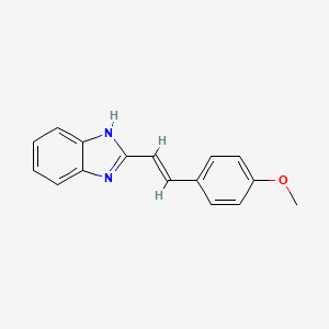 2-[(E)-2-(4-methoxyphenyl)ethenyl]-1H-benzimidazole