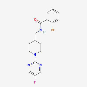 2-bromo-N-((1-(5-fluoropyrimidin-2-yl)piperidin-4-yl)methyl)benzamide