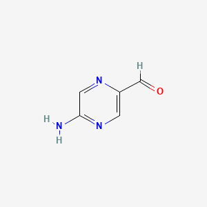 5-Amino-pyrazine-2-carbaldehyde