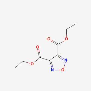 molecular formula C8H10N2O5 B2631535 Diethyl 1,2,5-oxadiazole-3,4-dicarboxylate CAS No. 65422-98-2