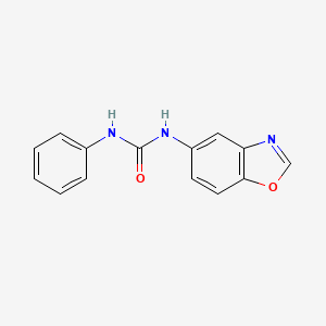 N-(1,3-benzoxazol-5-yl)-N'-phenylurea