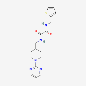 N1-((1-(pyrimidin-2-yl)piperidin-4-yl)methyl)-N2-(thiophen-2-ylmethyl)oxalamide
