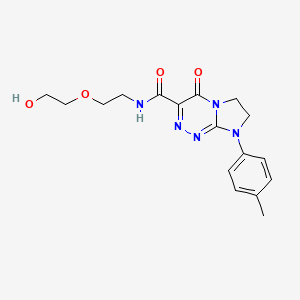 N-(2-(2-hydroxyethoxy)ethyl)-4-oxo-8-(p-tolyl)-4,6,7,8-tetrahydroimidazo[2,1-c][1,2,4]triazine-3-carboxamide
