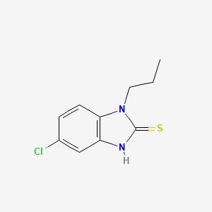 5-chloro-1-propyl-1H-1,3-benzodiazole-2-thiol