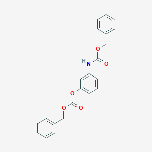molecular formula C22H19NO5 B263159 Benzyl 3-{[(benzyloxy)carbonyl]amino}phenyl carbonate 