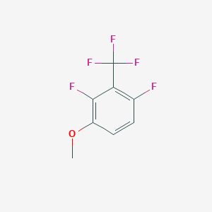 molecular formula C8H5F5O B2631595 2,4-Difluoro-3-trifluoromethylanisole CAS No. 1799420-90-8
