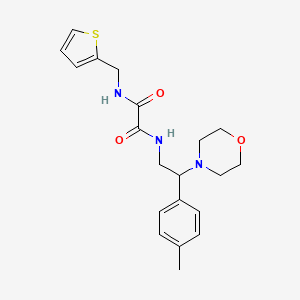 N1-(2-morpholino-2-(p-tolyl)ethyl)-N2-(thiophen-2-ylmethyl)oxalamide