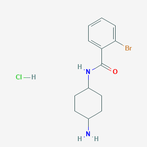 [(1R*,4R*)-4-Aminocyclohexyl]-2-bromobenzamide hydrochloride