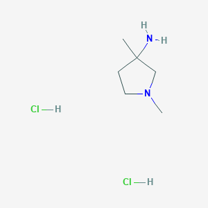 1,3-Dimethylpyrrolidin-3-amine dihydrochloride