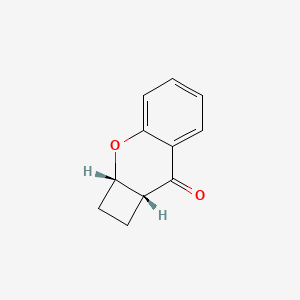 molecular formula C11H10O2 B2631654 (2As,8aR)-1,2,2a,8a-tetrahydrocyclobuta[b]chromen-8-one CAS No. 109705-82-0