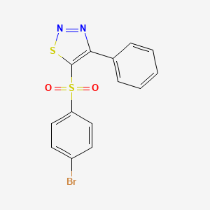 4-Bromophenyl 4-phenyl-1,2,3-thiadiazol-5-yl sulfone