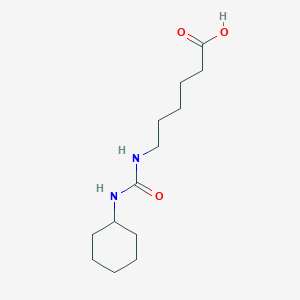 molecular formula C13H24N2O3 B2631668 6-{[(Cyclohexylamino)carbonyl]amino}hexanoic acid CAS No. 479413-50-8