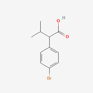 molecular formula C11H13BrO2 B2631704 2-(4-Bromophenyl)-3-methylbutanoic acid CAS No. 51632-30-5