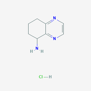 5,6,7,8-Tetrahydroquinoxalin-5-amine;hydrochloride