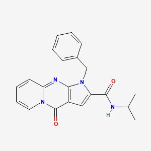 1-benzyl-N-isopropyl-4-oxo-1,4-dihydropyrido[1,2-a]pyrrolo[2,3-d]pyrimidine-2-carboxamide