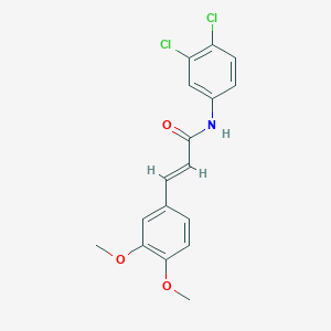 (2E)-N-(3,4-dichlorophenyl)-3-(3,4-dimethoxyphenyl)prop-2-enamide