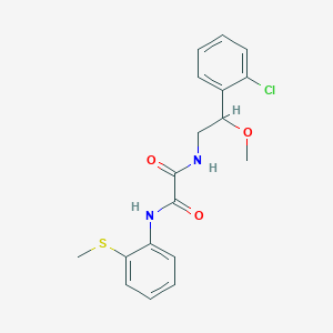 N1-(2-(2-chlorophenyl)-2-methoxyethyl)-N2-(2-(methylthio)phenyl)oxalamide