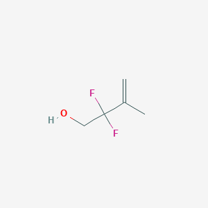 molecular formula C5H8F2O B2631804 2,2-二氟-3-甲基丁-3-烯-1-醇 CAS No. 93854-64-9