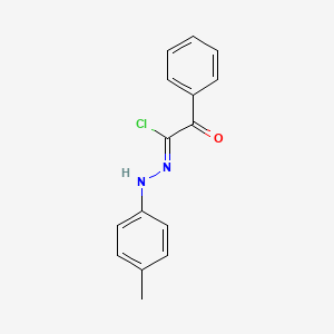 molecular formula C15H13ClN2O B2631820 N-(4-Methylphenyl)-2-oxo-2-phenylethanehydrazonoyl chloride CAS No. 81591-43-7