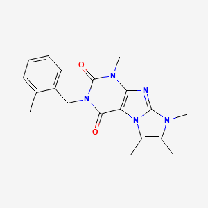4,6,7,8-Tetramethyl-2-[(2-methylphenyl)methyl]purino[7,8-a]imidazole-1,3-dione
