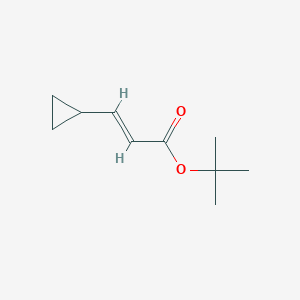 molecular formula C10H16O2 B2631847 叔丁基 (2E)-3-环丙基丙-2-烯酸酯 CAS No. 1643971-46-3