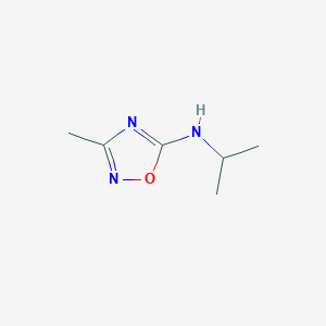 3-methyl-N-(propan-2-yl)-1,2,4-oxadiazol-5-amine