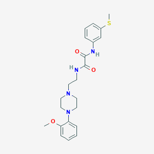 N-{2-[4-(2-methoxyphenyl)piperazin-1-yl]ethyl}-N'-[3-(methylsulfanyl)phenyl]ethanediamide