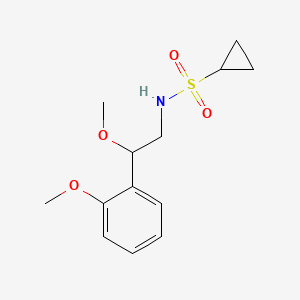 N-(2-methoxy-2-(2-methoxyphenyl)ethyl)cyclopropanesulfonamide