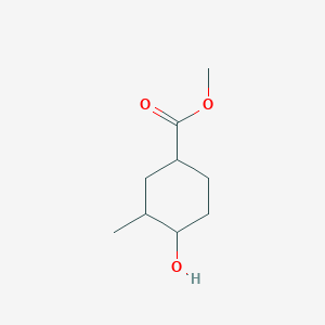 molecular formula C9H16O3 B2631900 4-羟基-3-甲基环己烷-1-甲酸甲酯 CAS No. 2107029-35-4