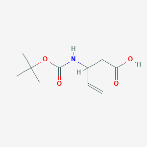 N-Boc-(+/-)-3-aminopent-4-enoic acid