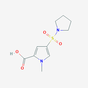 1-methyl-4-(pyrrolidine-1-sulfonyl)-1H-pyrrole-2-carboxylic acid