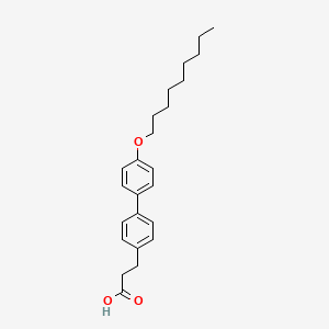 3-[4'-(Nonyloxy)[1,1'-biphenyl]-4-yl]propanoic acid