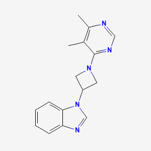 1-[1-(5,6-Dimethylpyrimidin-4-yl)azetidin-3-yl]benzimidazole