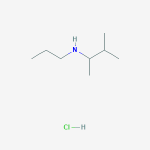 molecular formula C8H20ClN B2632009 (1,2-Dimethylpropyl)propylamine hydrochloride CAS No. 2103402-67-9; 39190-94-8