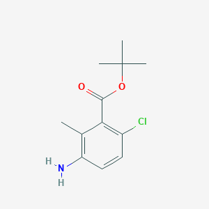 Tert-butyl 3-amino-6-chloro-2-methylbenzoate