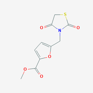 Methyl 5-((2,4-dioxothiazolidin-3-yl)methyl)furan-2-carboxylate